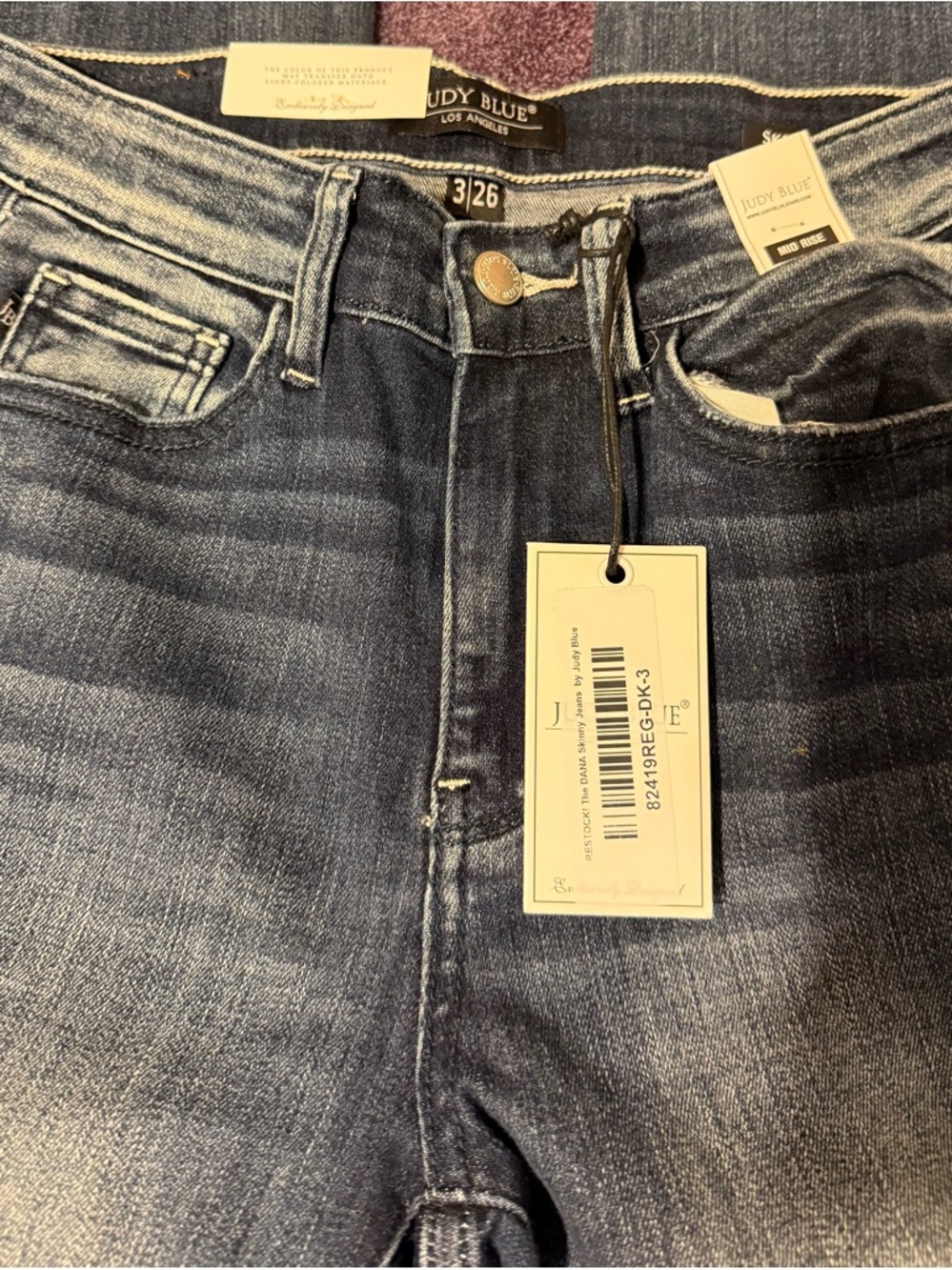 Judy Blue Medium-Dark Blue High-Rise Jeans